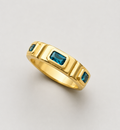 Blue as the Sea | Blue Topaz Ring