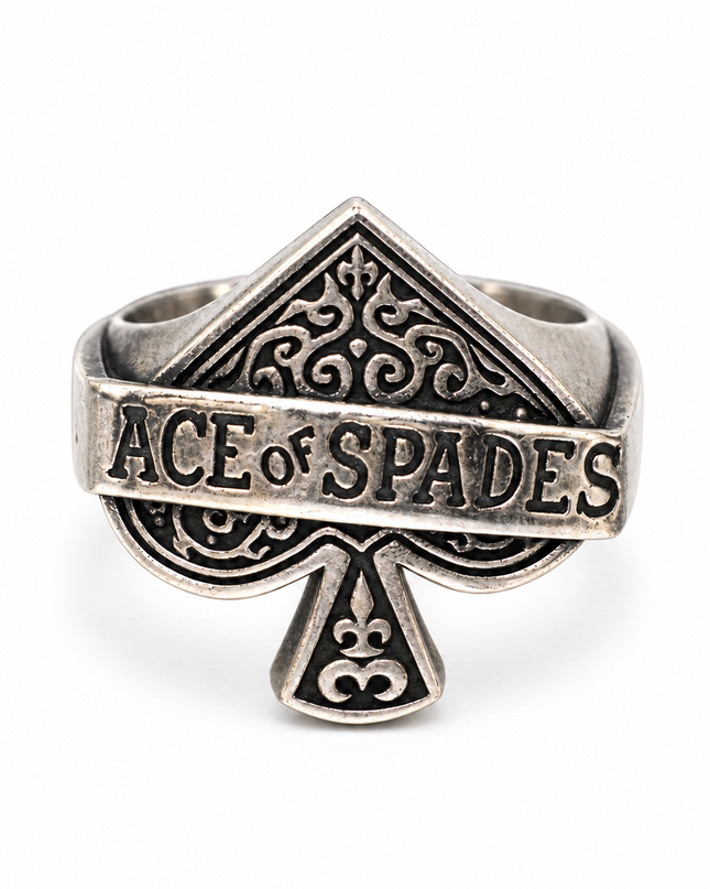 Maça Ası – Ace of Spades Yüzük
