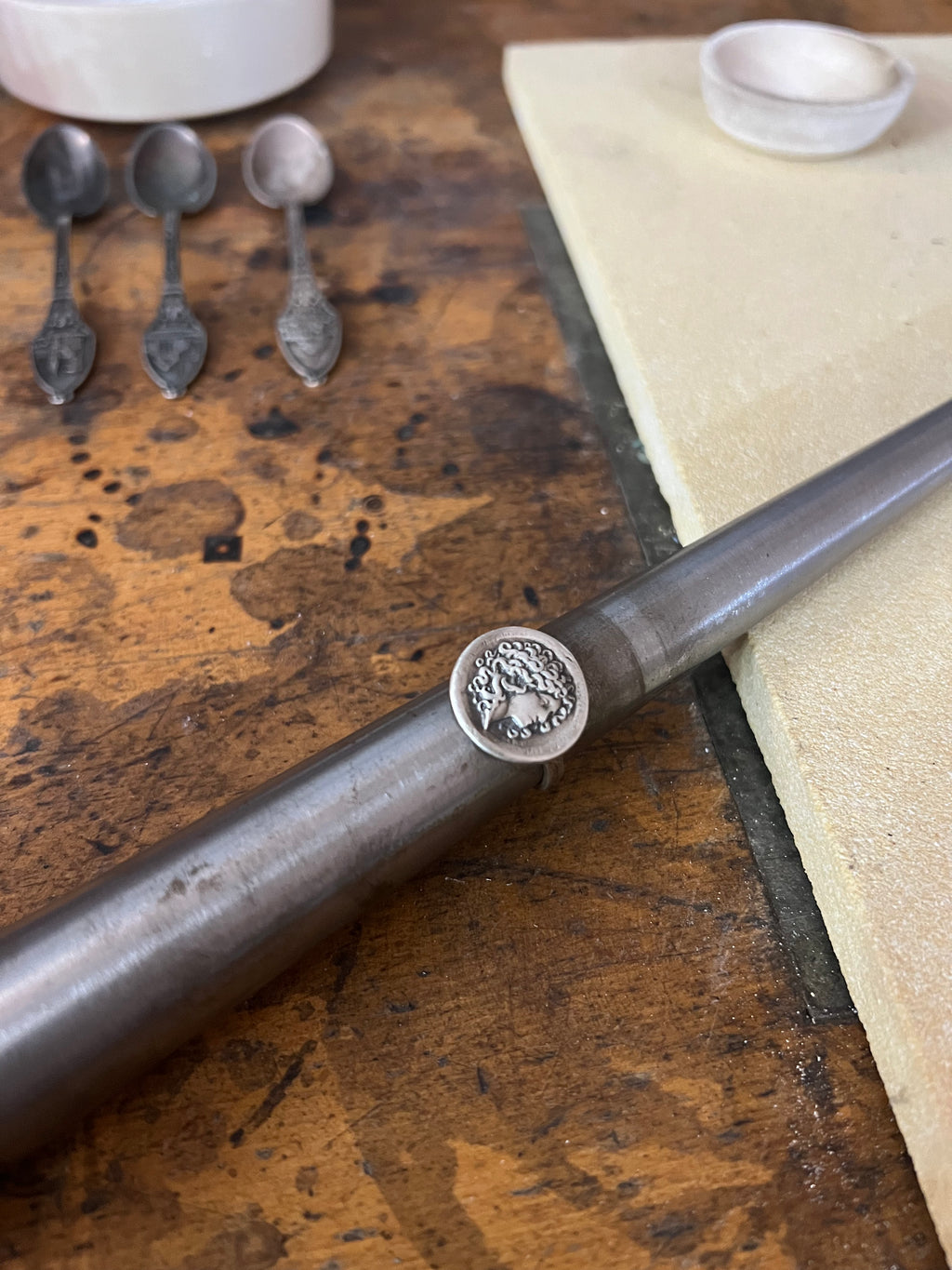 Antik Madalyon Yüzük