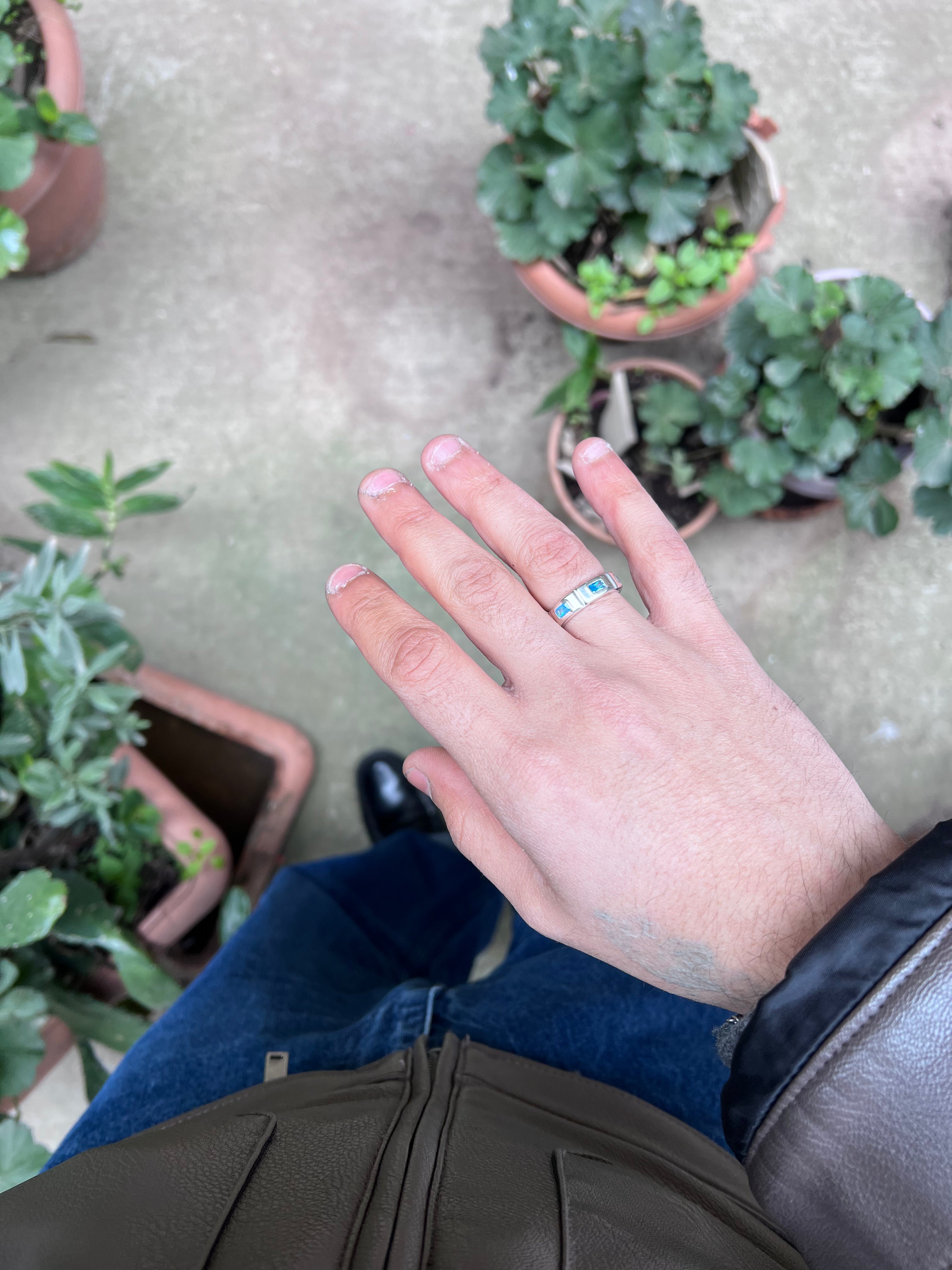 Blue as the Sea | Blue Topaz Ring