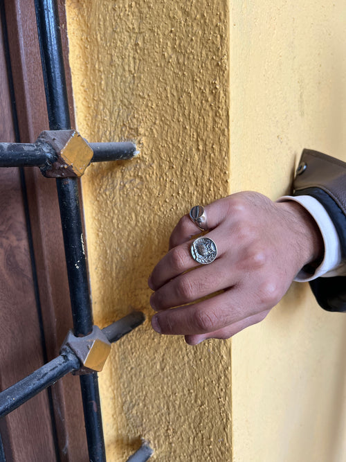 Antik Baykuş Yüzük