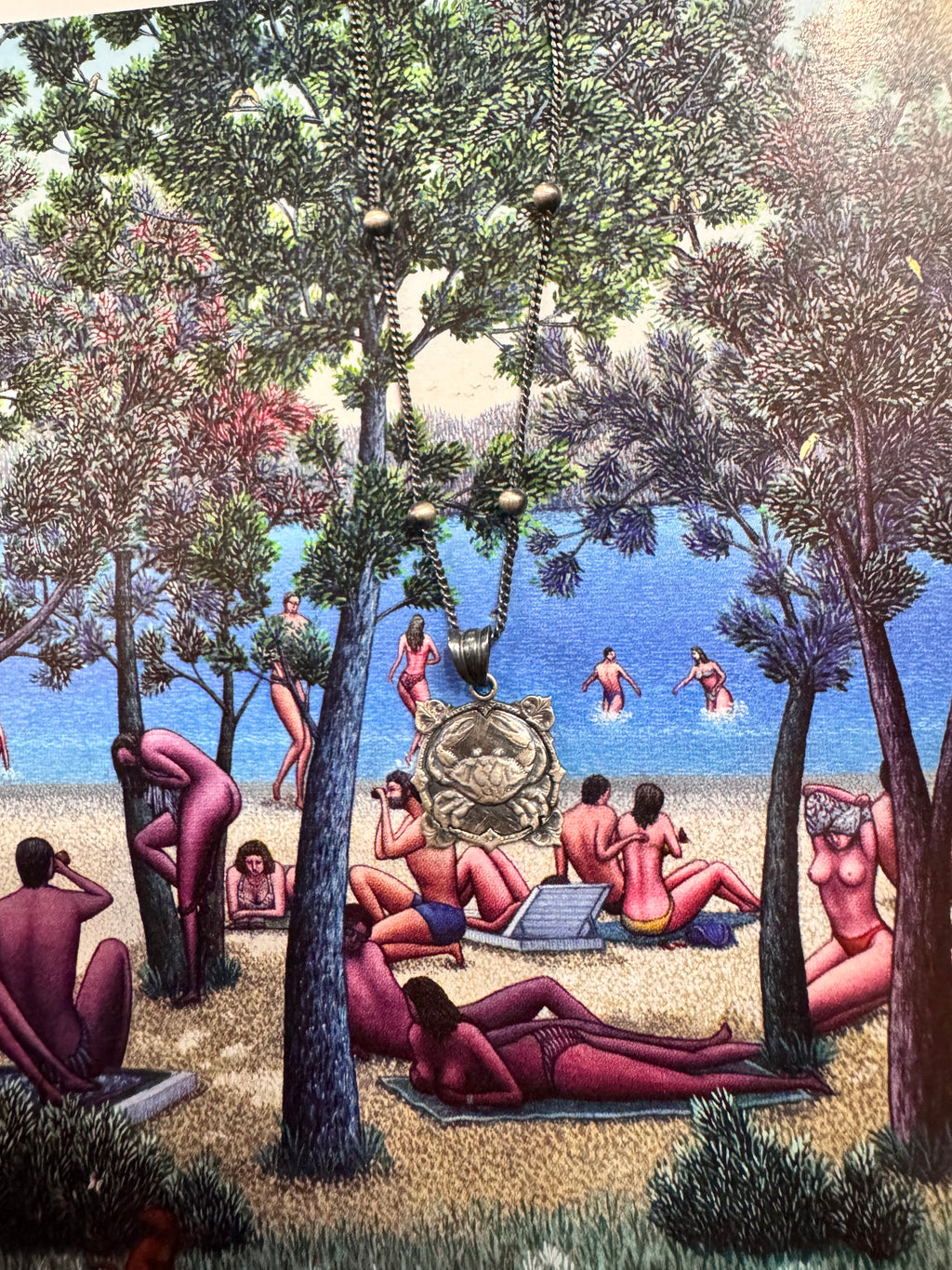 Yengeç Burcu Madalyon Kolye