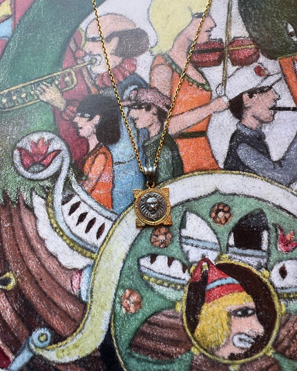 Aslan Burcu Madalyon Kolye