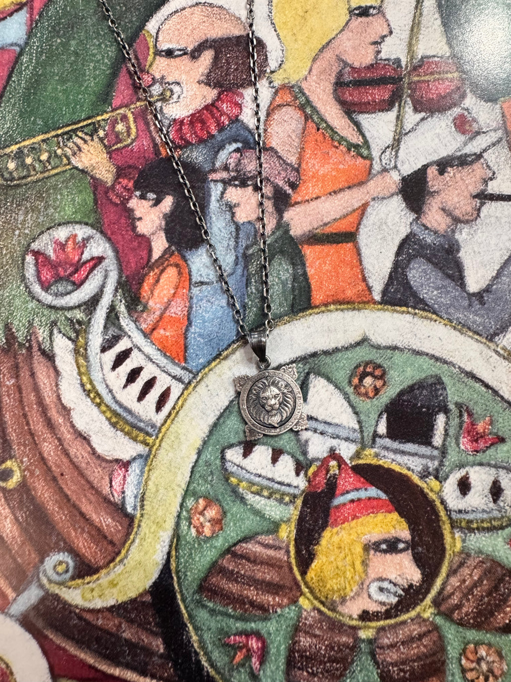 Aslan Burcu Madalyon Kolye