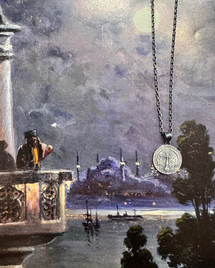 Terazi Burcu Madalyon Kolye