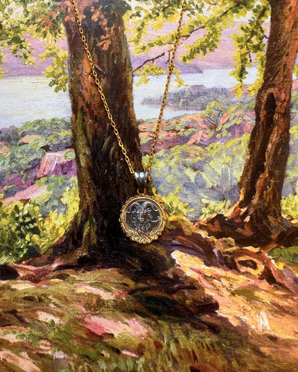 Oğlak Burcu Madalyon Kolye